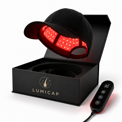 Gorra de terapia de luz roja LED